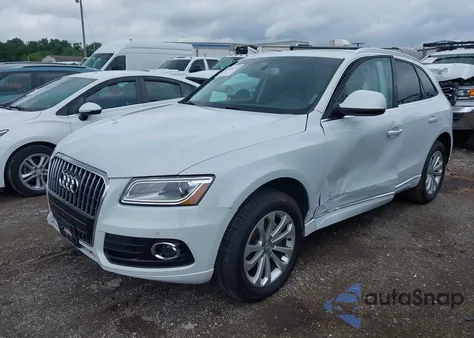 2015 Audi Q5 2.0T Premium from USA, damaged, VIN WA1LFAFP3FA051933